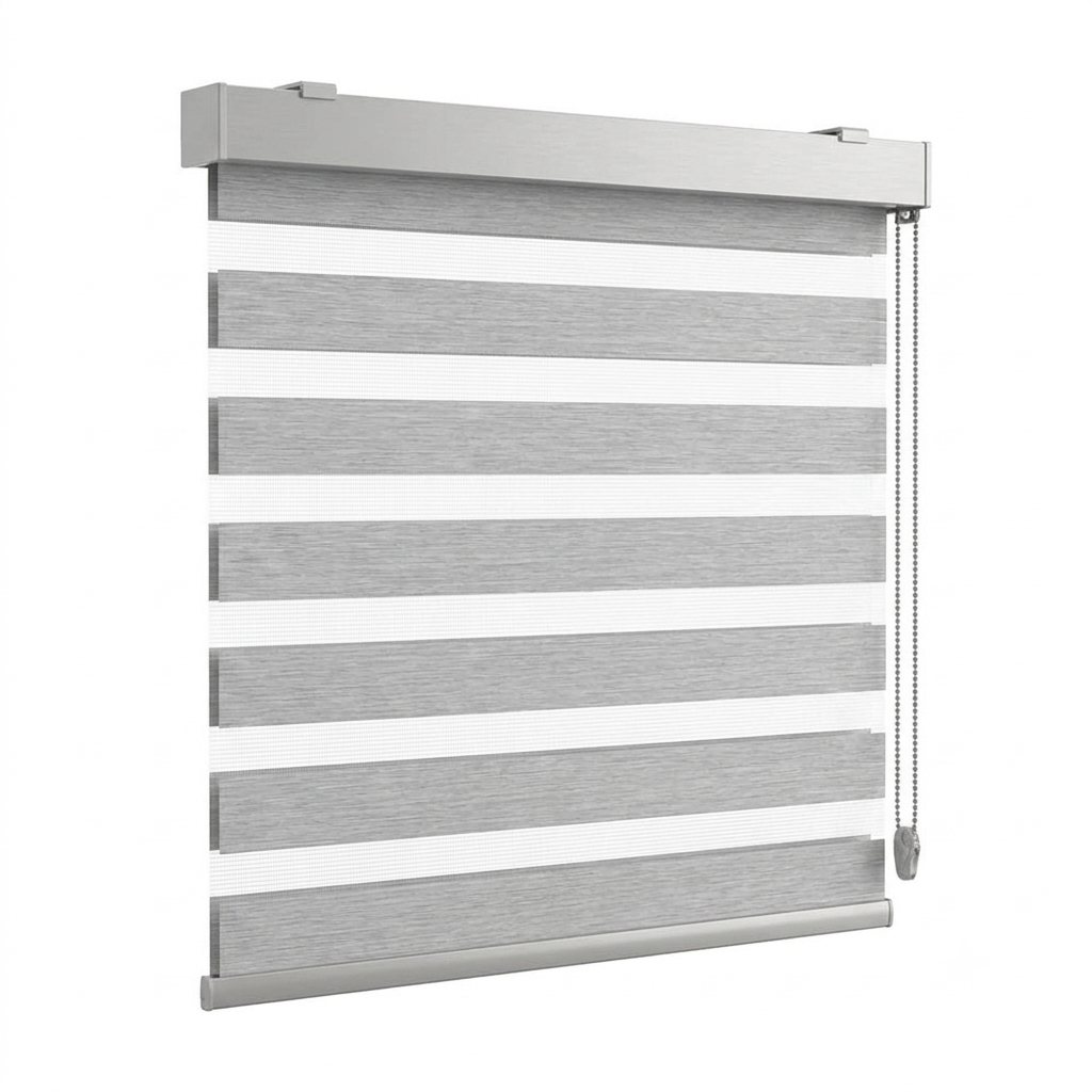 DIM-OUT (ROOM DARKENING) ILLUSION SHADES - ZEBRA