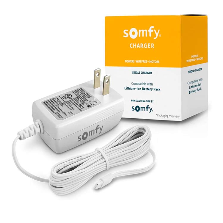 Somfy Lithium-ion Charger with 6' Cable (compatible with Sonesse 30 ultra/40)